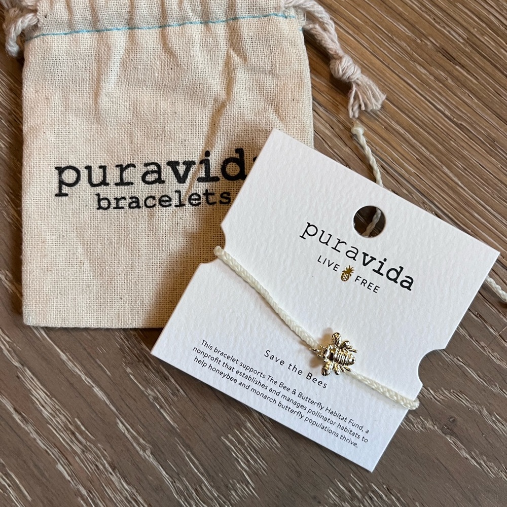 Save the bees Puravida bracelet